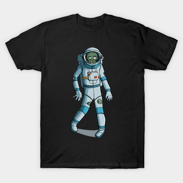 Zombie in astronaut costume T-Shirt by Kanvasdesign